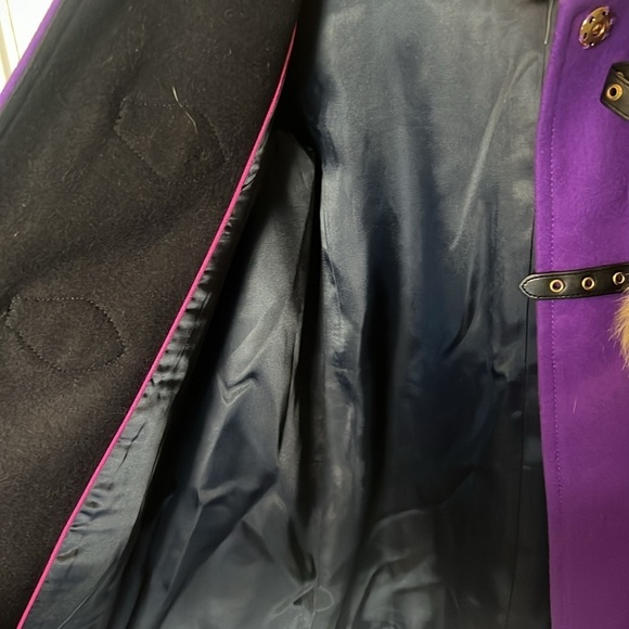 Juicy couture iris fur lined coat - Picture 7 of 7